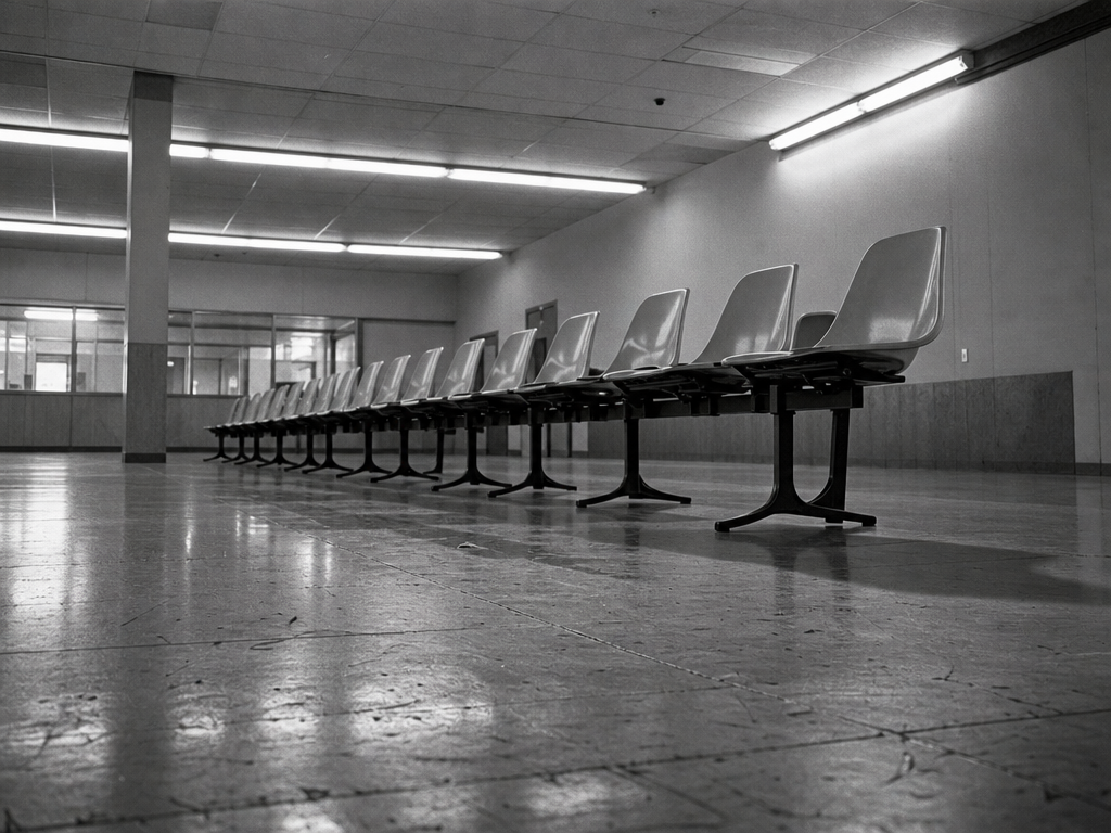 Sala de espera da perícia na revisão periódica do inss