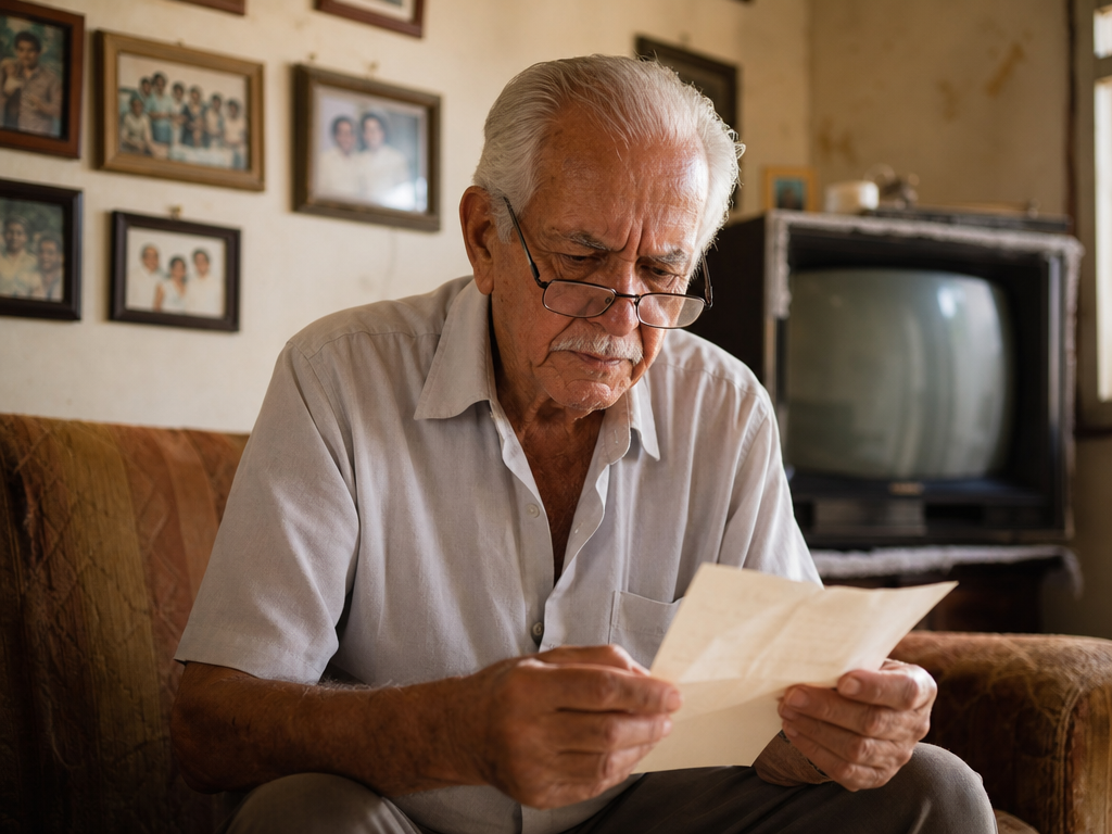 Aposentado lendo carta sobre a revisão da vida toda em 2026